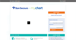 Desktop Screenshot of mychart.mybonsecours.com